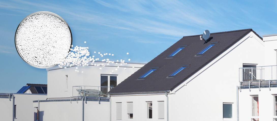 [SBS] Waterproofing the roof of the building  SBS Styrene Butadiene Styrene LG Chem Petrochemikalien Spezielles Harz, das über die Eigenschaften von Kunststoff und Harz gleichzeitig verfügt